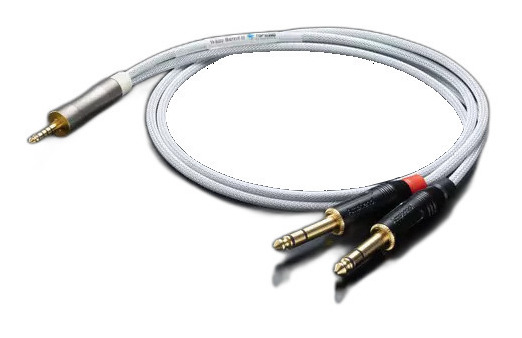 TOP WING White Barrel II 4.4 to TRS 80cm / 4.4mm-TRS x2 バランス変換ケーブル【送料無料】【ポイント5倍】｜さくら山楽器