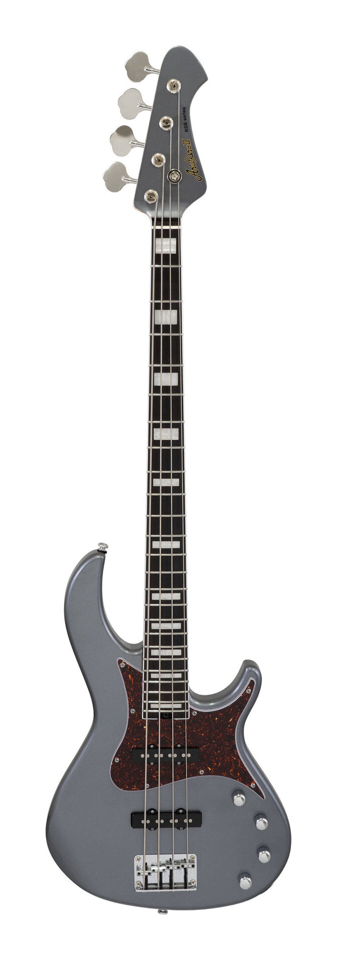 Aria ProII RSB-800 CM (Charcoal Metallic) ボルトオンネック エレキベース/ケース付【送料無料】