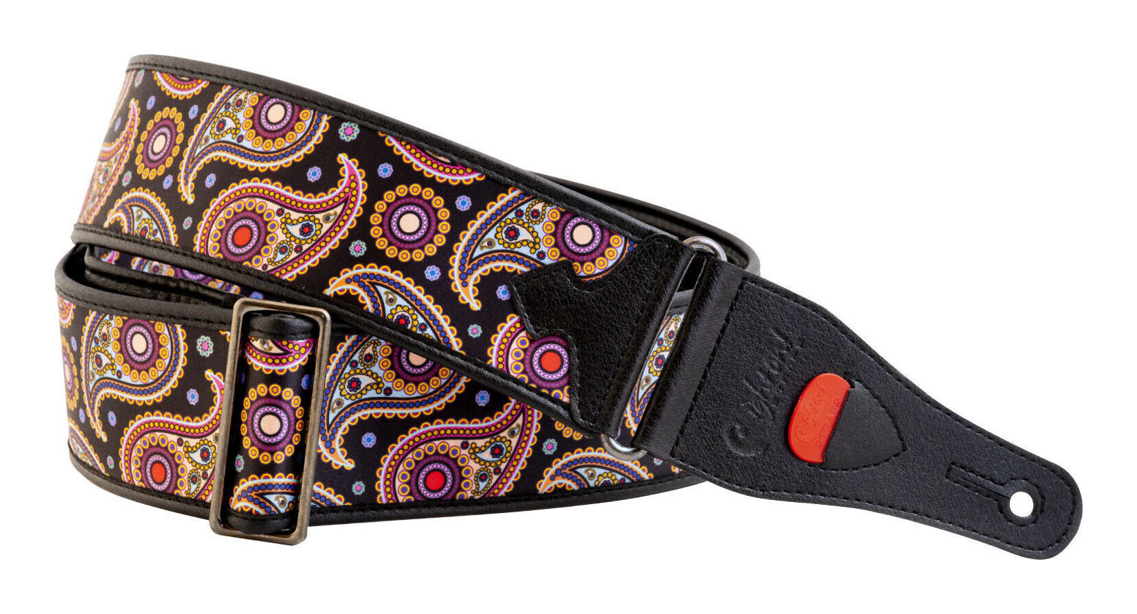 RightOn! STRAPS KASHMIR GRS Black ギター・ベース用ストラップ【送料無料】【ポイント5倍】