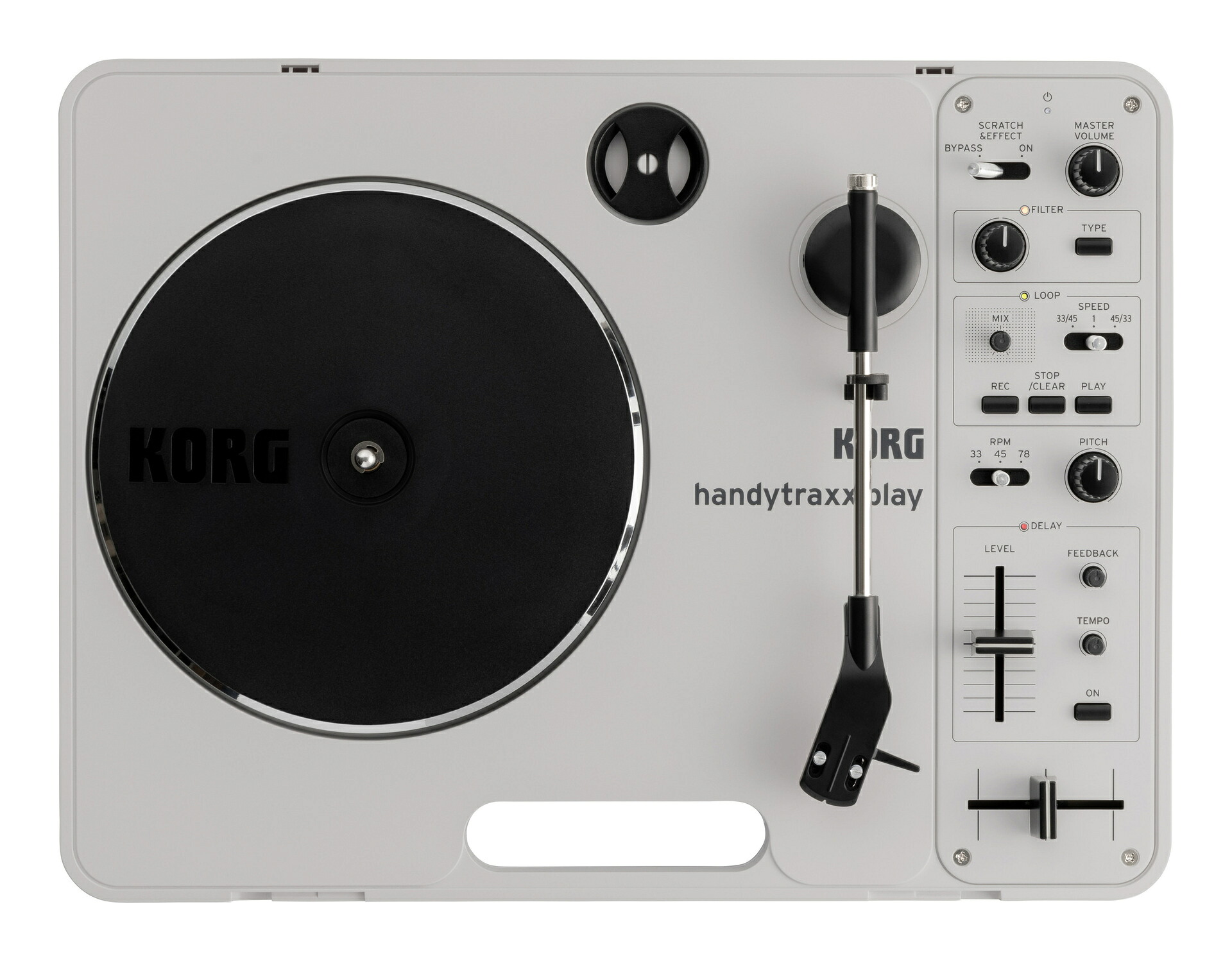 KORG handytraxx play コルグ ポータブル レコードプレーヤー Vestax Handy Trax HNDYTRX【送料無料】【ポイント2倍】｜さくら山楽器