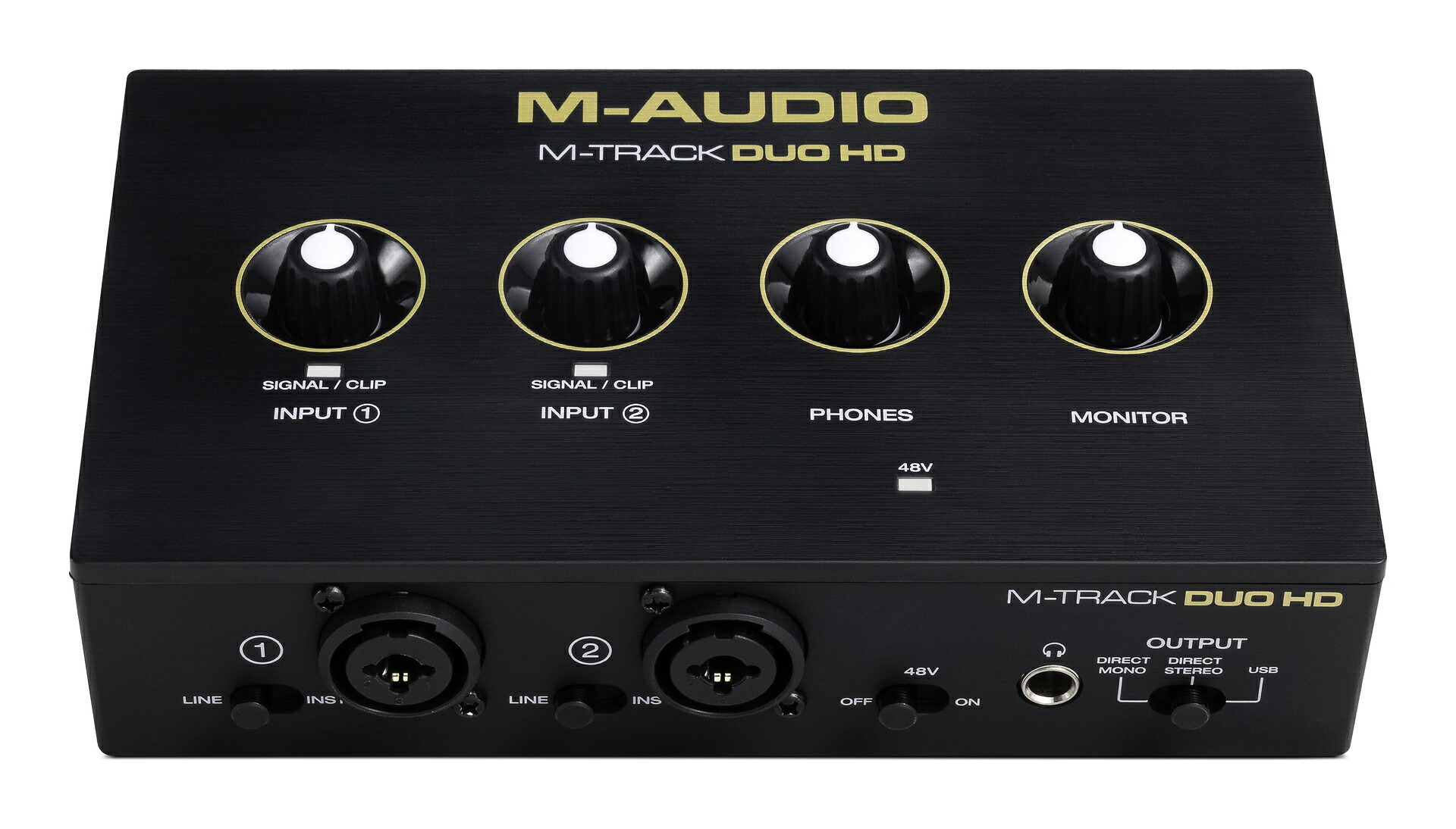 M-Audio M-Track Duo HD / 2イン 2アウト USB-C オーディオインターフェース【送料無料】