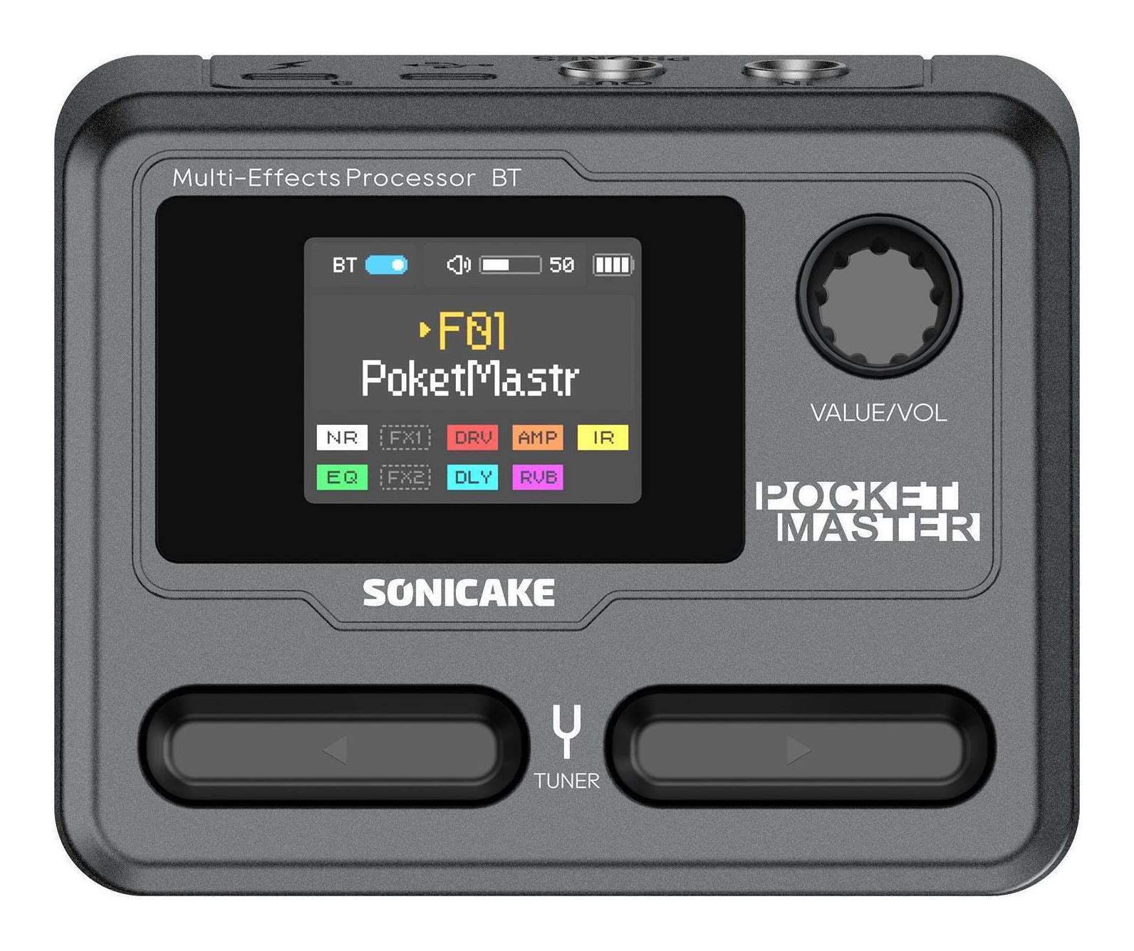 SONICAKE QME-10BK ブラック ソニケーキ Pocket Master ポケットマスター マルチエフェクター【送料無料】