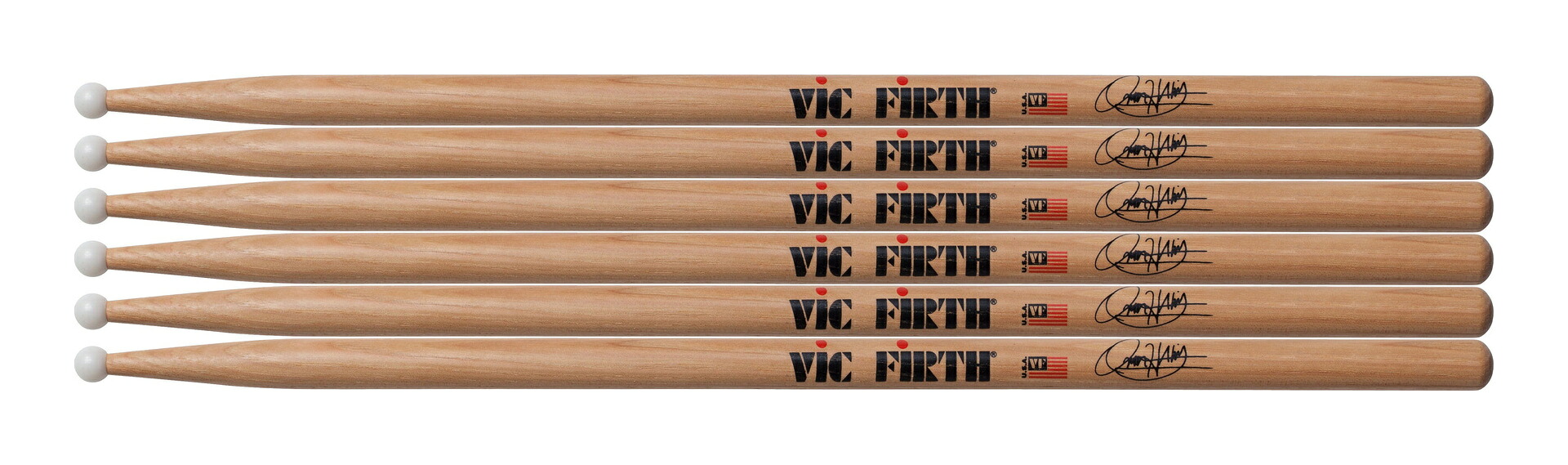 VIC FIRTH VIC-OH/3ペア ヴィックファース OMAR HAKIM オマーハキム シグネチャー ドラム スティック【送料無料】｜さくら山楽器