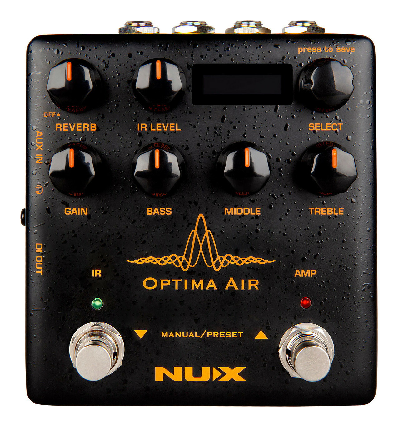 【ご予約商品:8月上旬入荷予定】NUX NAI-5 / Optima Air プリアンプ付 アコースティックギターシミュレーター【送料無料】｜さくら山楽器