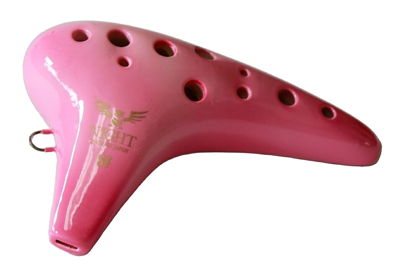 【特典付】NIGHT OCARINA S-SFP 撫子(ピンク) ナイトオカリナ 調(shirabe) ソプラノF調【送料無料】|さくら山楽器