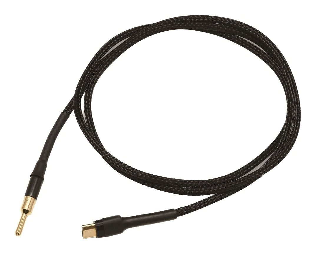SAEC SE400C-B アースケーブル 1.2m USB-Cプラグ-バナナプラグ【送料無料】