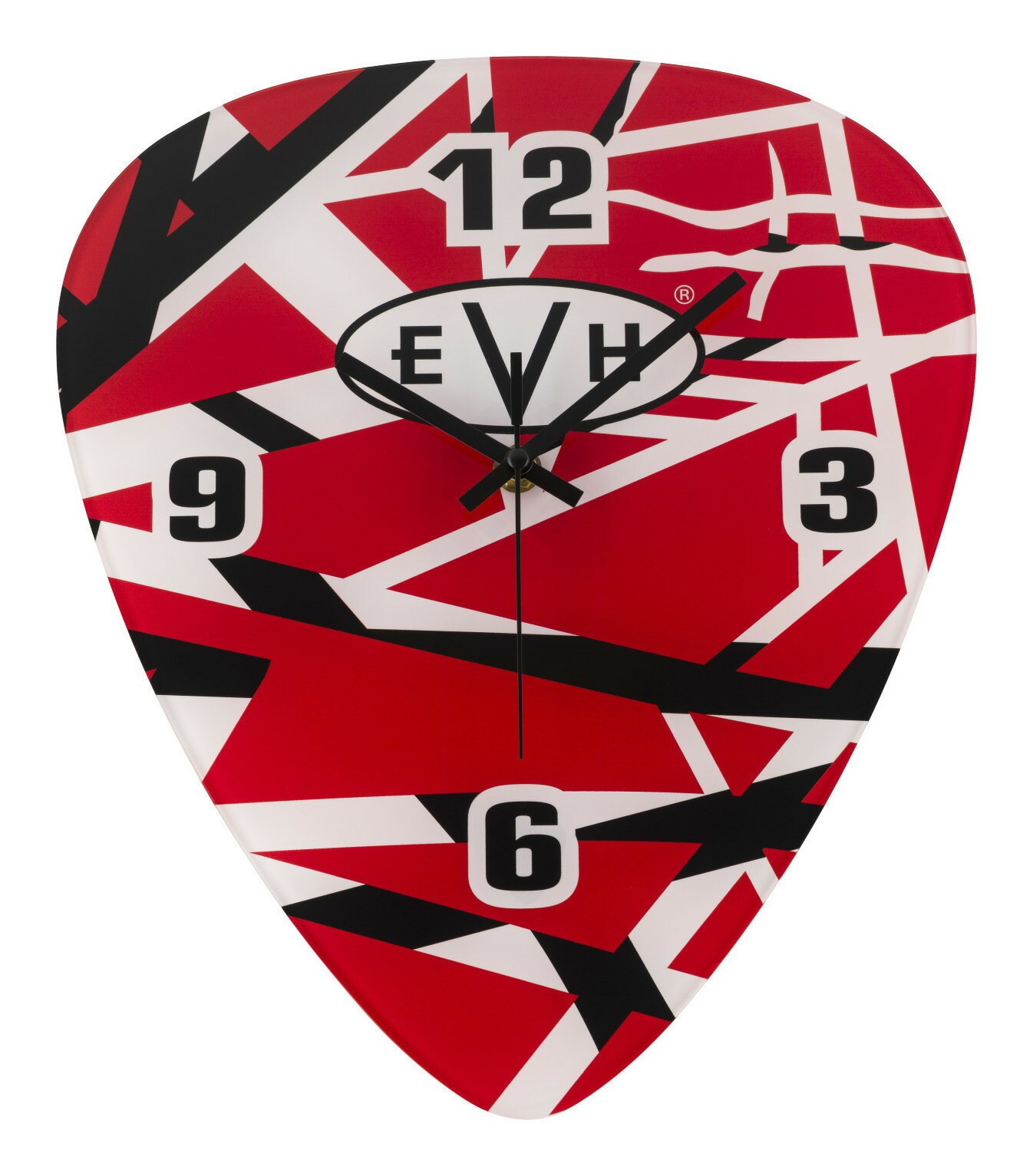 EVH CLOCK RWB STRIPES エディ ヴァン ヘイレン ピック型 壁掛け時計 ウォールクロック【送料無料】 4,950円