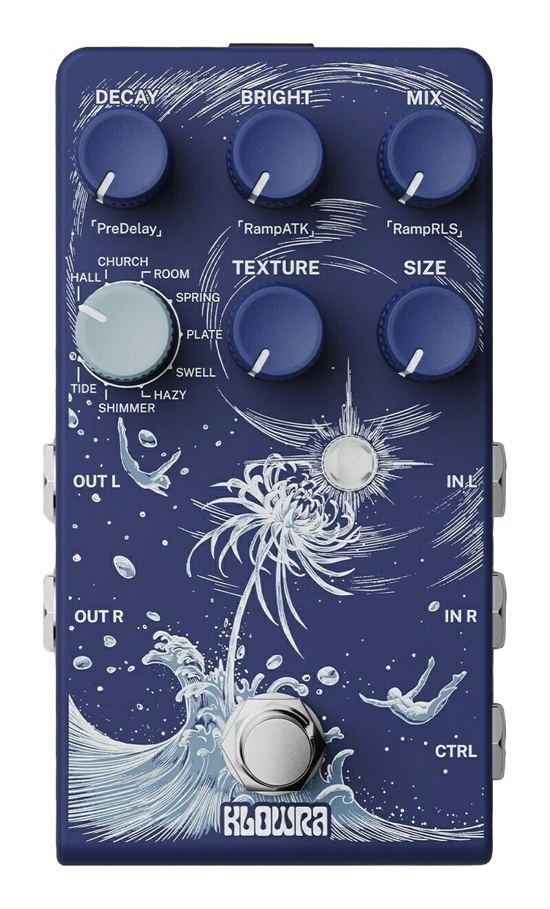 KLOWRA KBS-01 / Limbo Reverb クロウラ ステレオ リバーブ【送料無料】