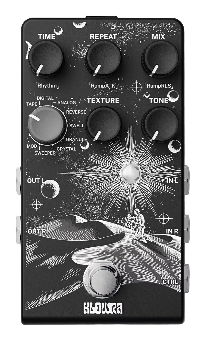 KLOWRA KBS-02 / Everlast Delay クロウラ ステレオ デジタル ディレイ【送料無料】