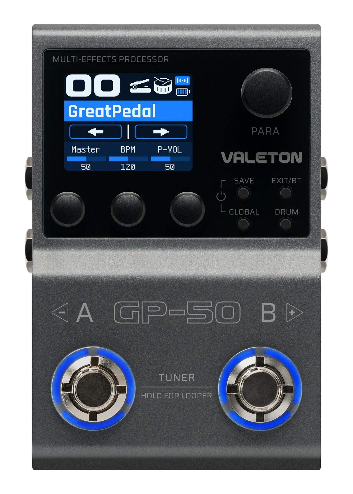 Valeton GP-50 ヴェイルトン コンパクト マルチエフェクター バレトン【送料無料】｜さくら山楽器