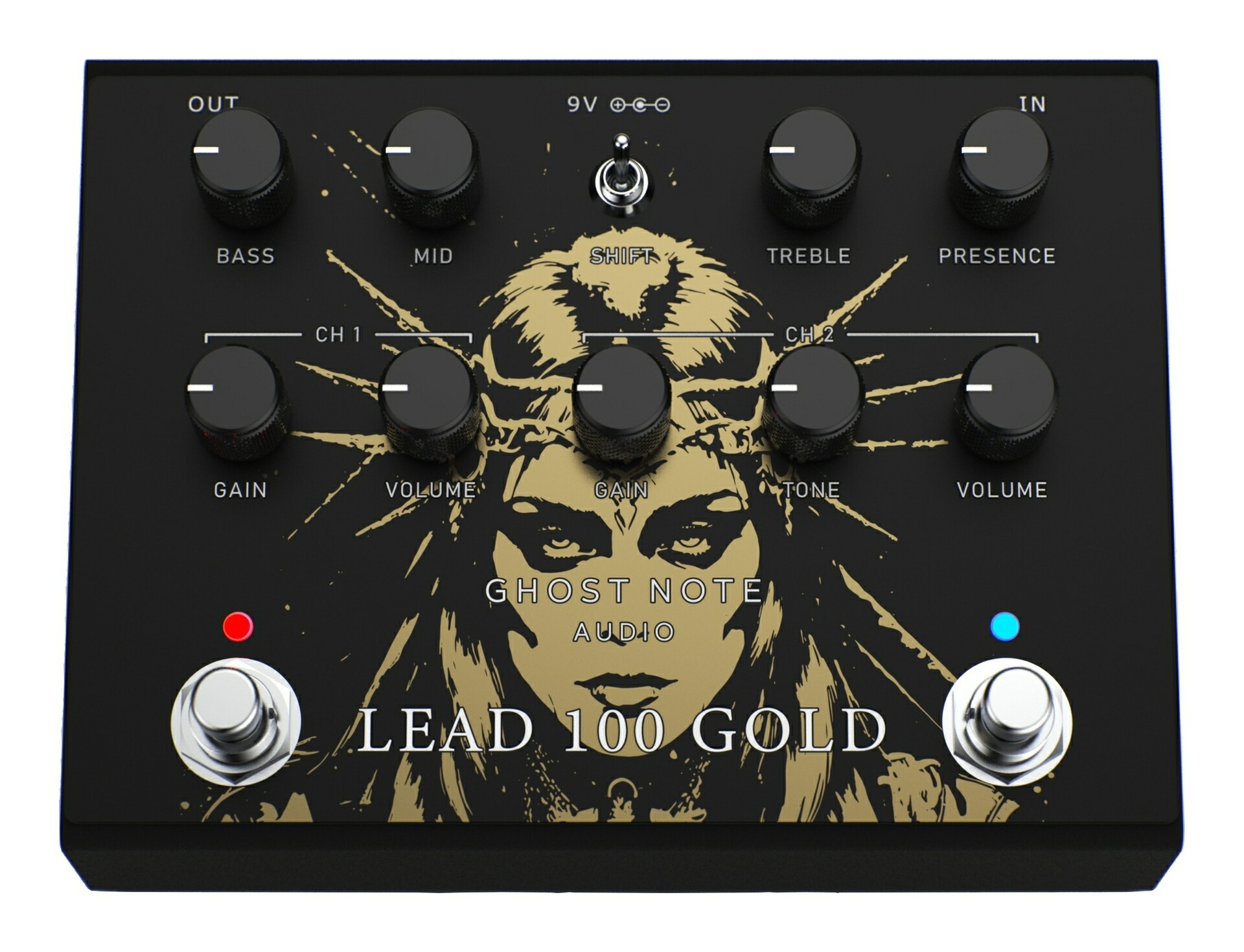 Ghost Note Audio Lead 100 Gold ゴーストノート オーディオ ハイゲイン ディストーション/プリアンプ【送料無料】