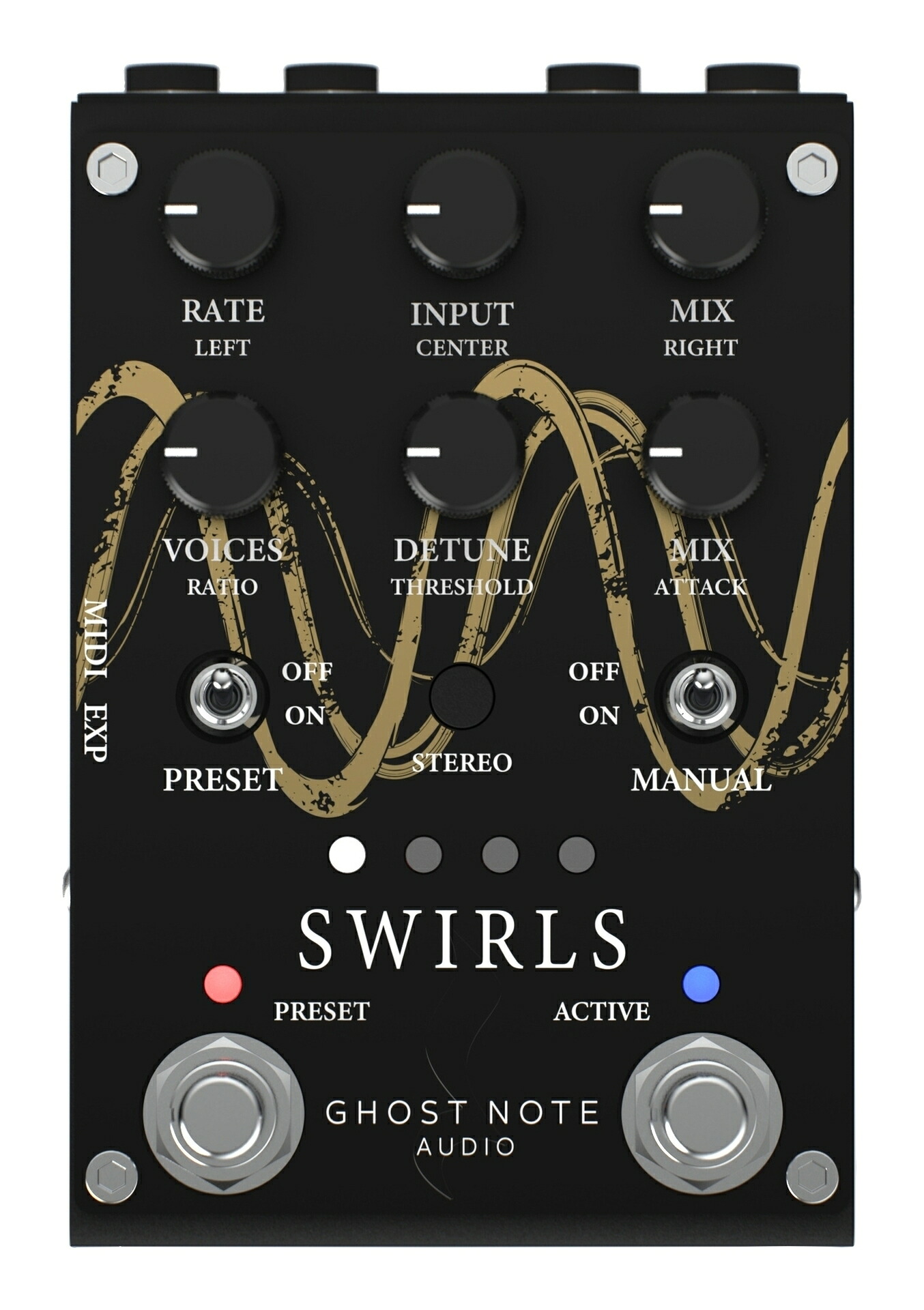 Ghost Note Audio Swirls ゴーストノート オーディオ コーラス/ピッチシフター/コンプレッサー【送料無料】｜さくら山楽器