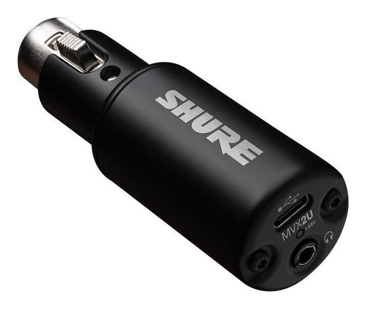 SHURE MVX2U Gen 2 / XLR マイク用 デジタルオーディオインターフェース【送料無料】