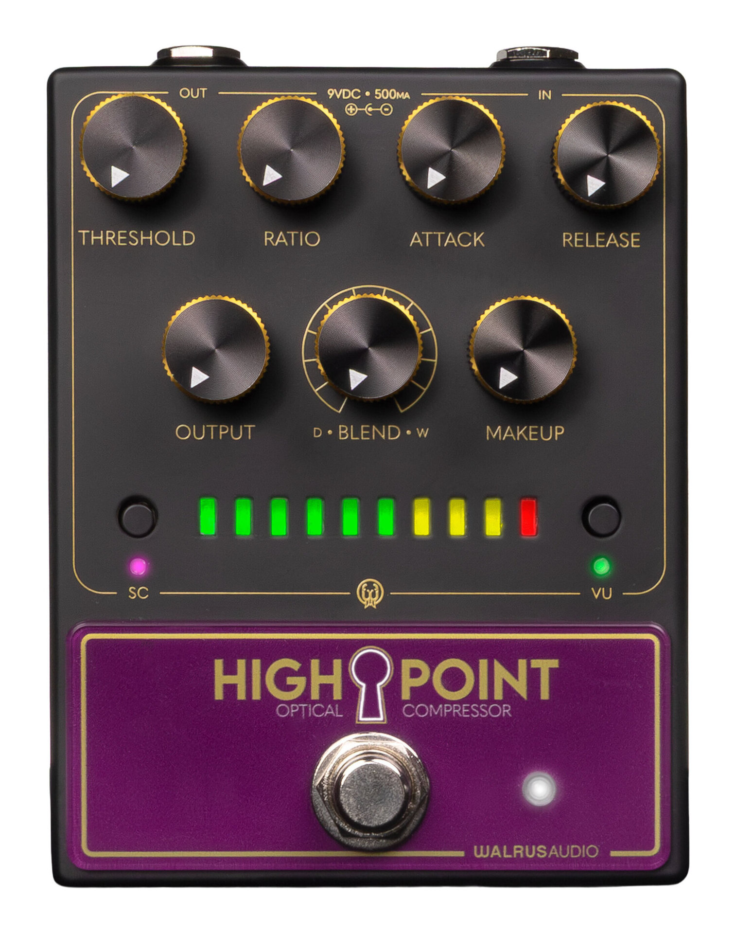 WALRUS AUDIO WAL-HIPOINT #BK ウォルラス オーディオ Highpoint Analog Optical Compressor コンプレッサー【送料無料】【ポイント5倍】|さくら山楽器