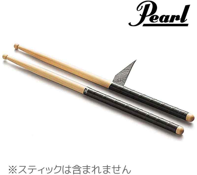パール Pearl TG-1 #B ブラック タイトグリップ ドラムスティック用 グリップテープ 4枚セット(2ペア分)