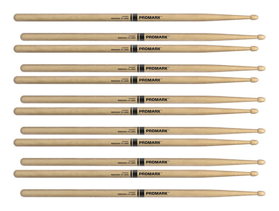 ProMark RBH535LAW/6ペア Rebound ラッカーフィニッシュ ヒッコリー ドラムスティック【送料無料】【ポイント5倍】｜さくら山楽器