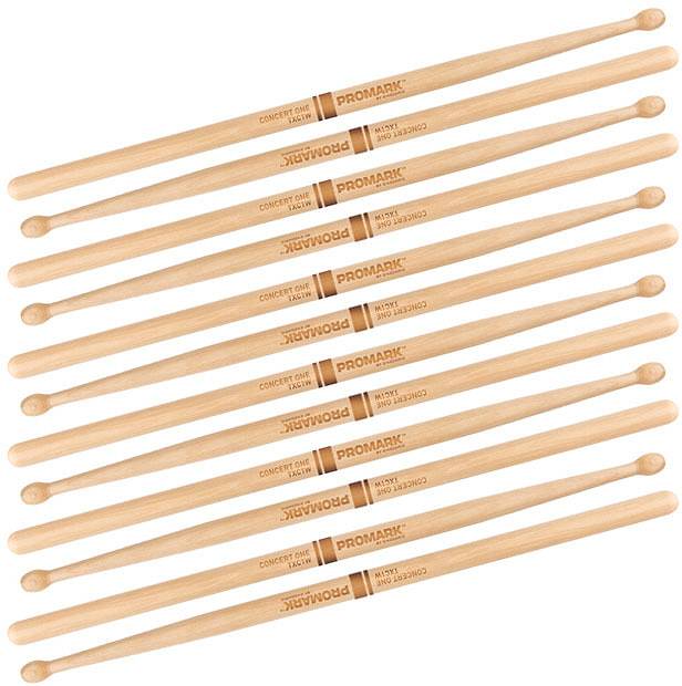 【スティック ×6ペア】プロマーク ProMark TXC1W ×6ペア Concert One ヒッコリー ウッドチップ ドラムスティック【送料無料】
