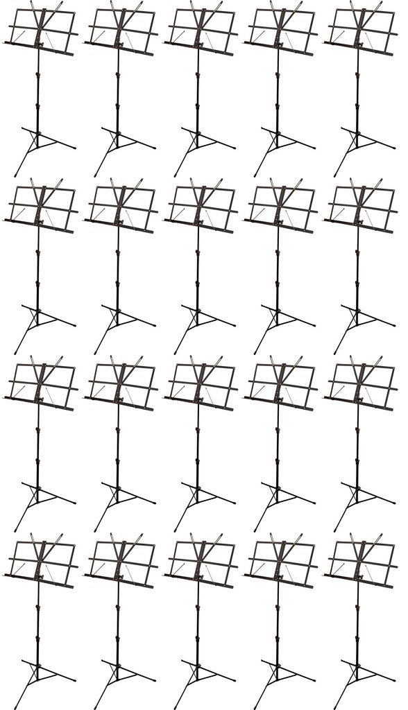 ギフト KC MS-200J BK×20本 譜面台 ソフトケース付 fucoa.cl