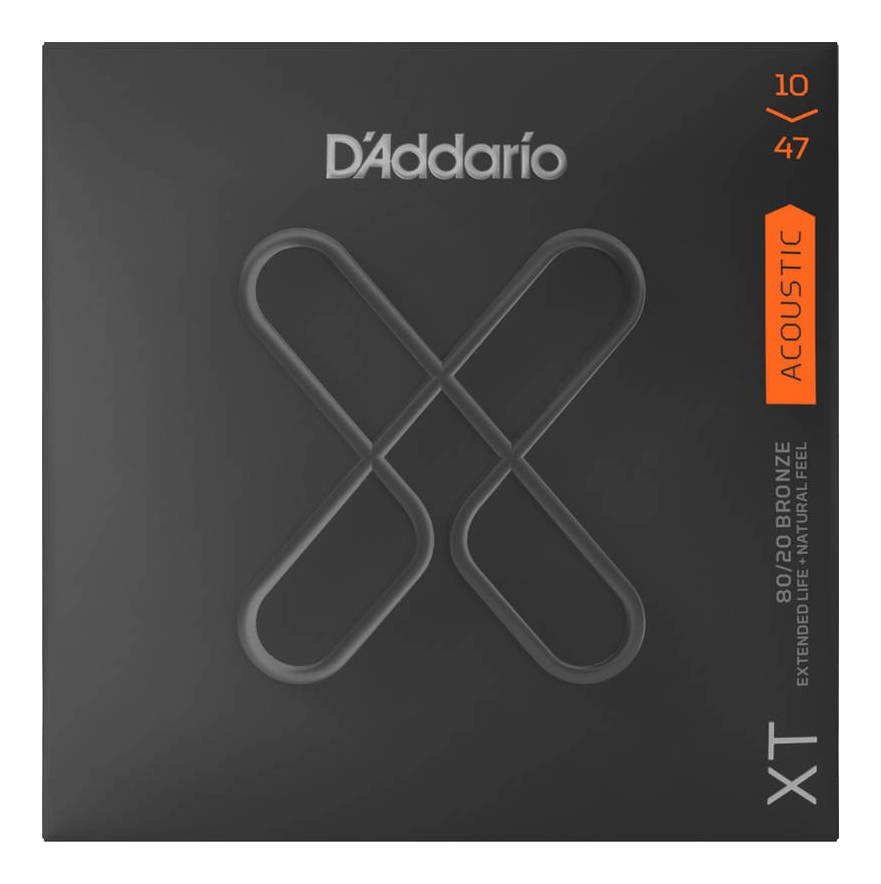 超可爱の D'Addario XTABR1047×1 80 20 Bronze アコースティックギター弦 10-47