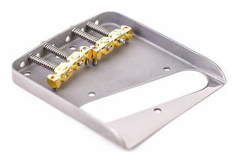 MASTERY BRIDGE M3.2 TELECASTER タイプ用 ブリッジ トップロード用穴付【送料無料】【ポイント5倍】｜さくら山楽器
