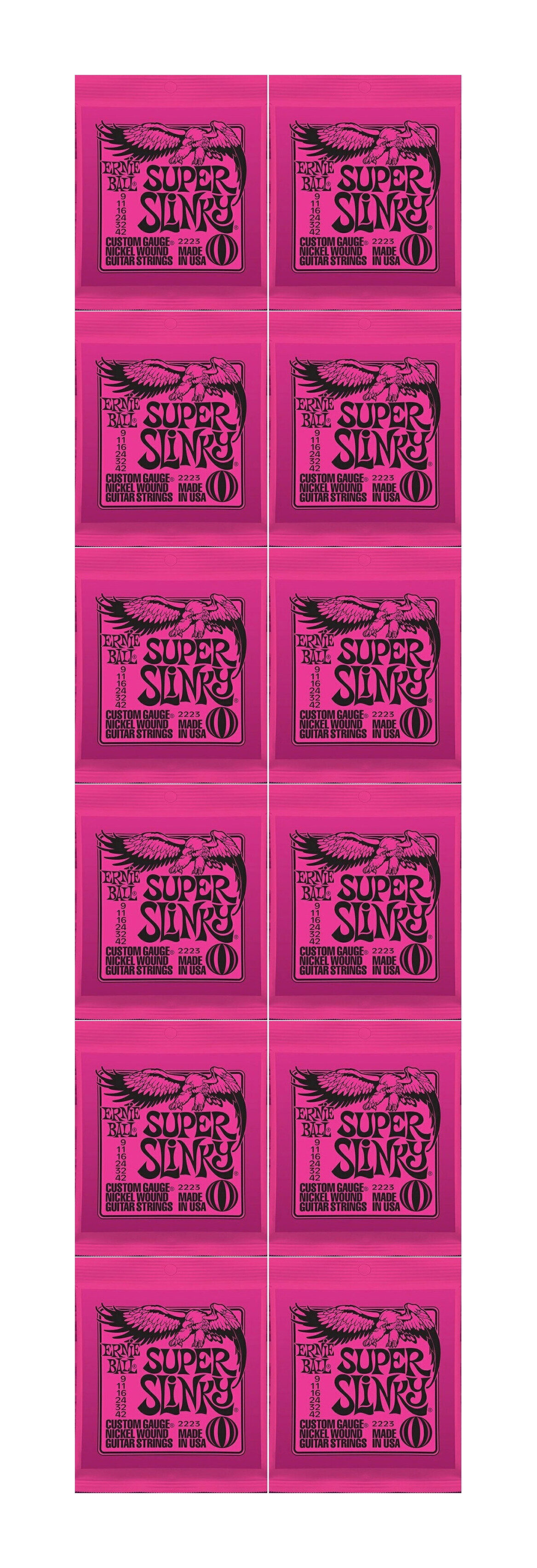 ERNIE BALL 2223 ×12セット SUPER SLINKY[09-42]【送料無料】