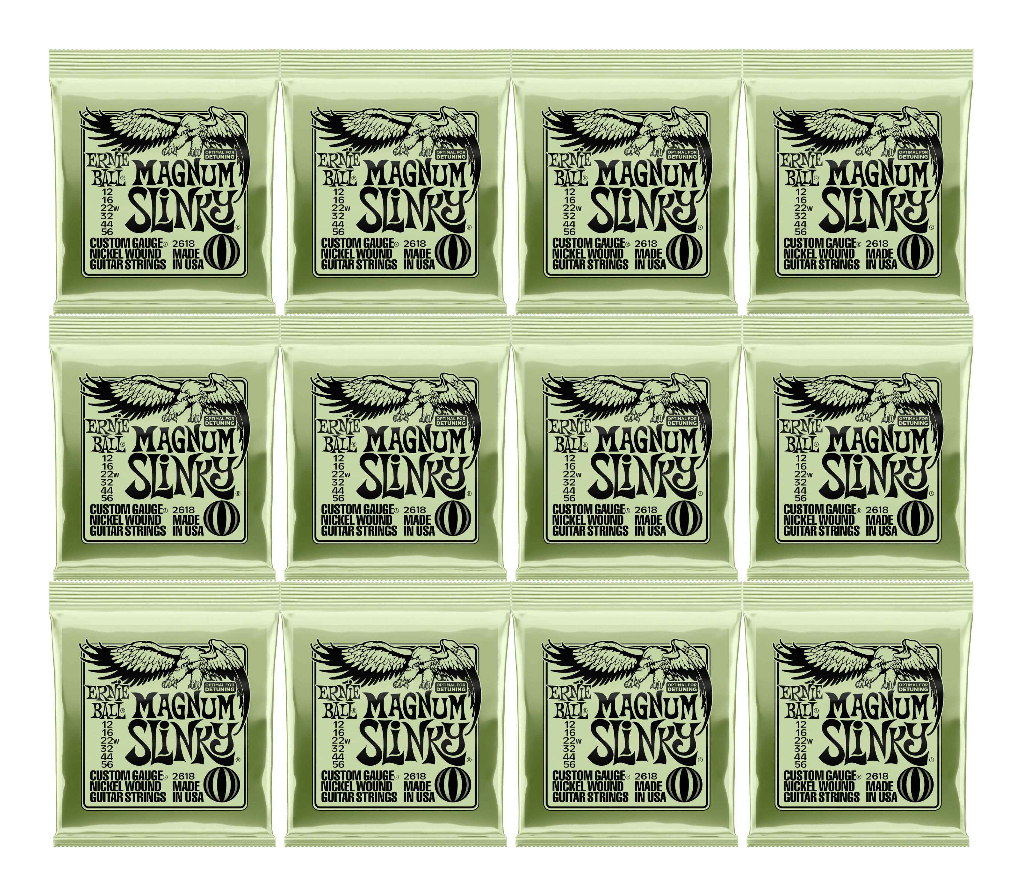 ERNIE BALL 2618 &times;12 [12-56] MAGNUM SLINKY エレキギター弦【送料無料】｜さくら山楽器