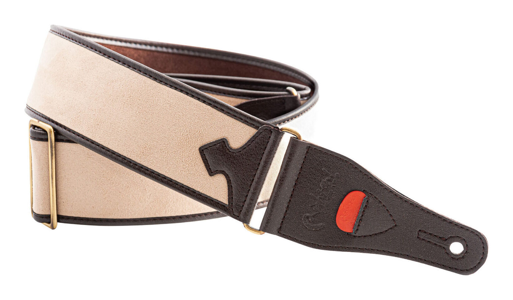 RightOn! STRAPS DIVINE Beige ギター・ベース用ストラップ 柔らかくスムースなルックス【送料無料】【ポイント5倍】