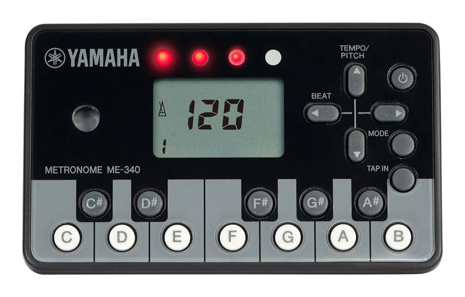 楽天市場】YAMAHA ME-110BK スリムタイプ 電子メトロノーム【メール便発送・全国送料無料・代金引換不可】【smtb-TK】 : さくら山楽器