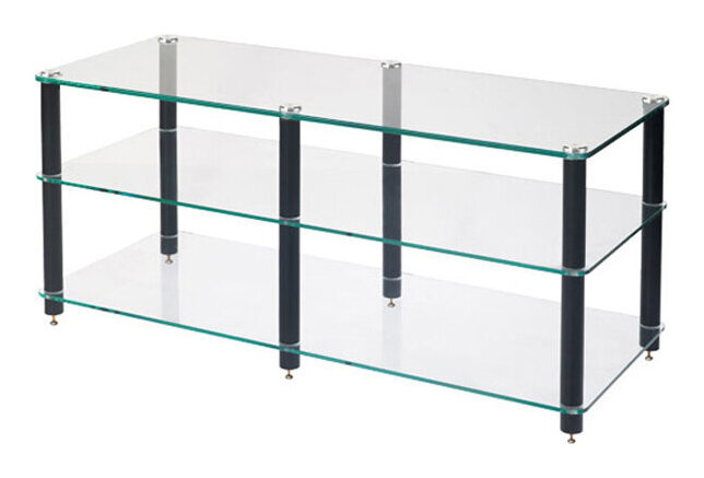 Sound Magic HXW03GB 硝子棚板/黒いこと拠りどころ 防弾硝子 Laminated glass オーディオ仕合わせ【貨物輸送無料】【通貨価値取り替えっこ不可】