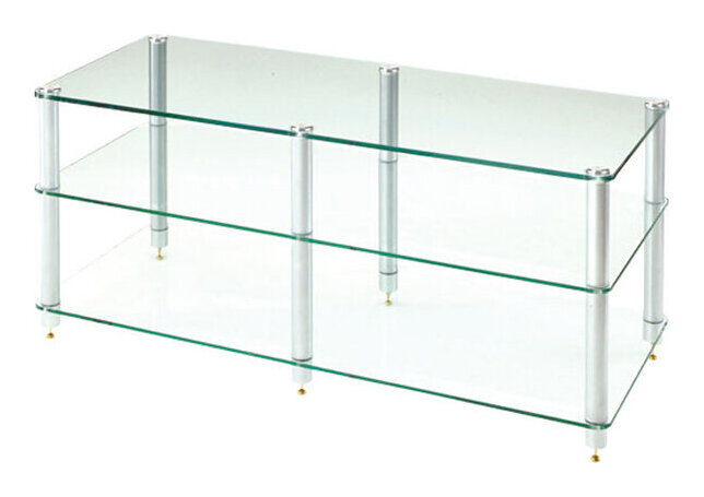 Sound Magic HXW03GS 硝子棚板/しろがね色拠りどころ 防弾硝子 Laminated glass オーディオ仕合わせ【貨物輸送無料】【通貨価値取り替えっこ不可】