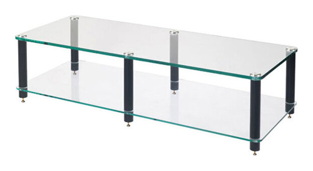 Sound Magic XW02GB 硝子棚板/黒いこと突っ支い棒 防弾硝子 Laminated glass オーディオ仕合わせ【貨物輸送無料】【通貨価値取り替えっこ不可】