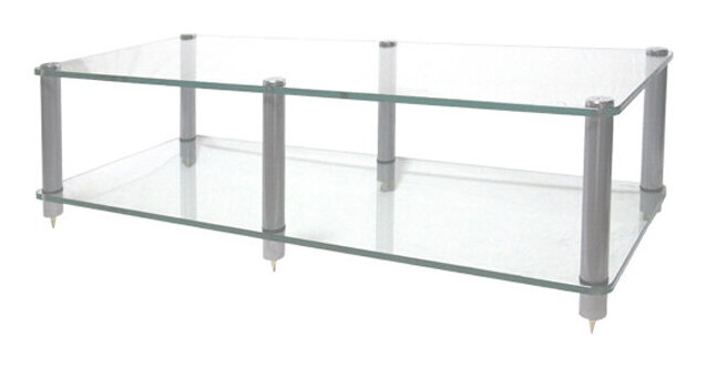 Sound Magic XW02GS 硝子棚板/しろがね色拠りどころ 防弾硝子 Laminated glass オーディオ仕合わせ【貨物輸送無料】【通貨価値取り替えっこ不可】