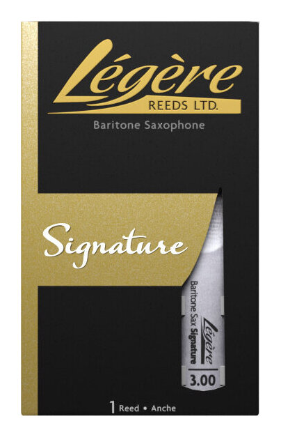 Legere Baritone Saxophone Signature バリトン サックス用 樹脂製リード【メール便発送・全国送料無料・代金引換不可】