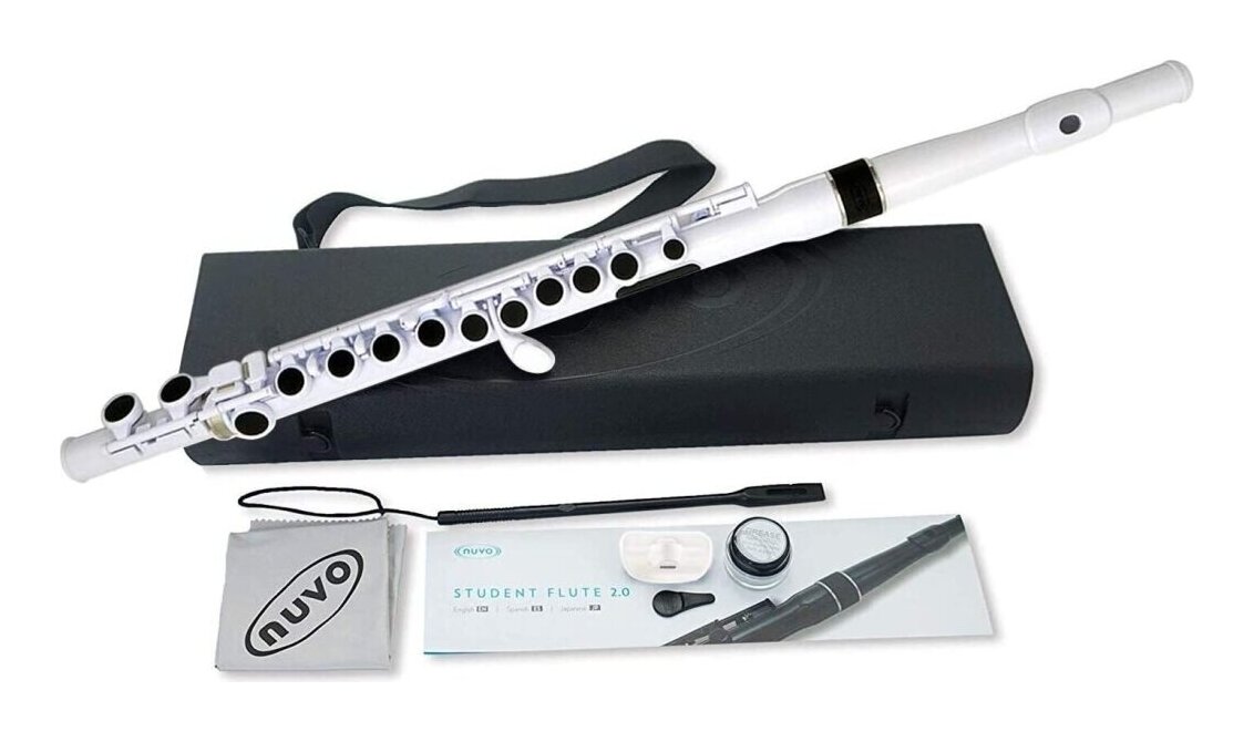 NUVO N230SFWB STUDENT FLUTE 2.0 ホワイト C足部管標準装備 プラスチック製 フルート C調【送料無料】|さくら山楽器