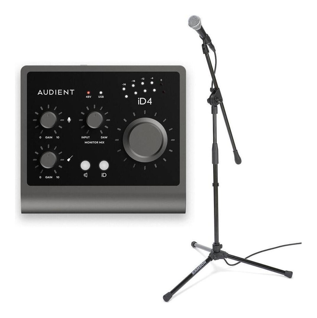 楽天市場 Audient Id4mkii マイクセット Vp10x付 2in 2out Usb3 0対応 オーディオ インターフェイス 送料無料 Smtb Tk ポイント5倍 さくら山楽器