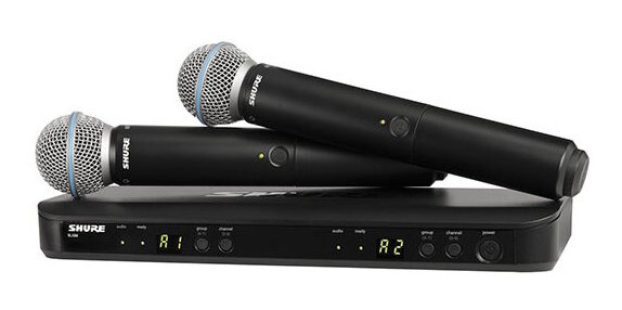 SHURE BLX288J/B58-JB デュアルチャンネル ハンドヘルド型 ワイヤレスシステム BLX288/B58【送料無料】