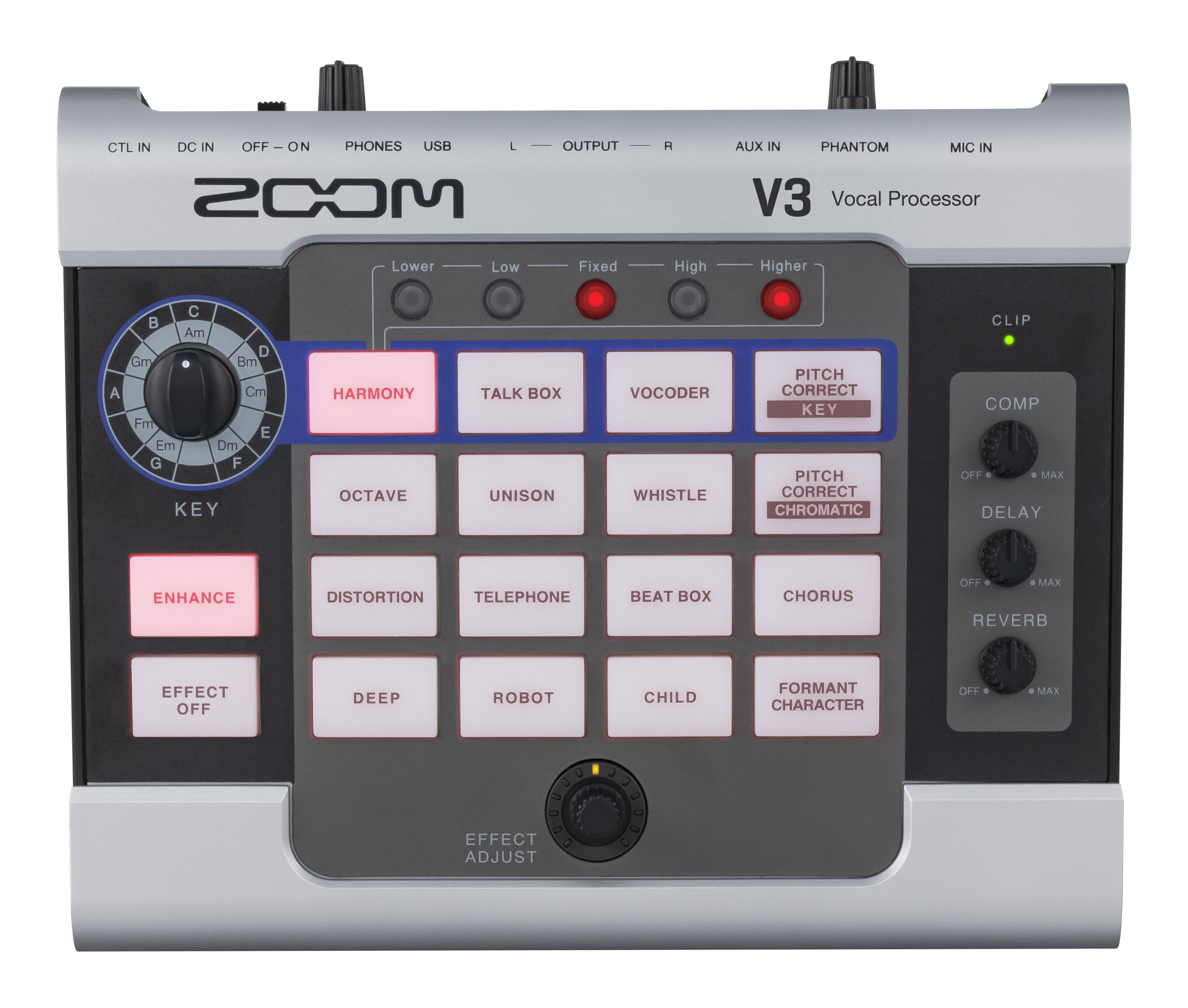 DTM・DAW Zoom V3 Vocal Processor 楽天市場】ZOOM Vocal Processor V3 DTM オーディオインターフェイス