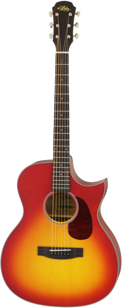 楽天市場】Ariaアリア/エレアコギター【ARIA-101CE MTTS】カッタ