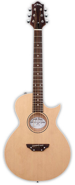 GrassRoots G-AC/S Natural Satin エレキ感覚 エレアコ ピックアップ搭載【送料無料】【ポイント5倍】