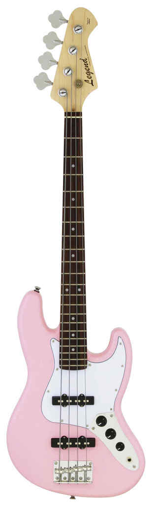 レジェンド Legend LJB-MINI/KWPK(Kawaii Pink) ショートスケール ミニ・ベース/ケース付【送料無料】|さくら山楽器