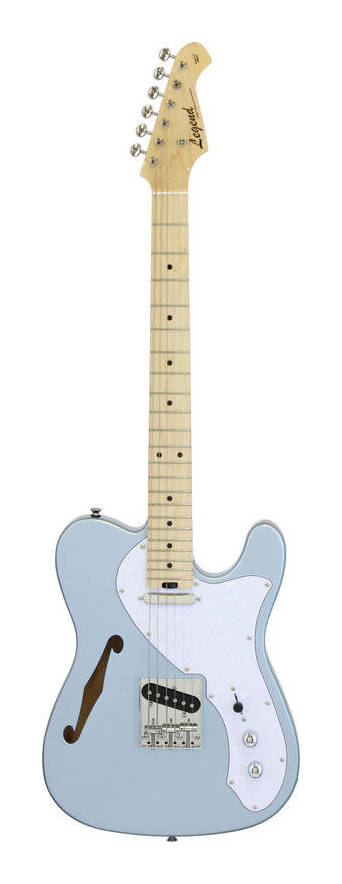 Legend LTE-69TL MIB(Metallic Ice Blue) セミホロウボディ テレキャスタータイプ エレキギター/ケース付【送料無料】【ポイント5倍】