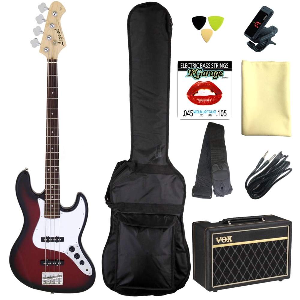 Legend LJB-Z RBS(Red Black Sunburst) 定番9点セット/VOXアンプ【代金引換不可】【送料無料】|さくら山楽器