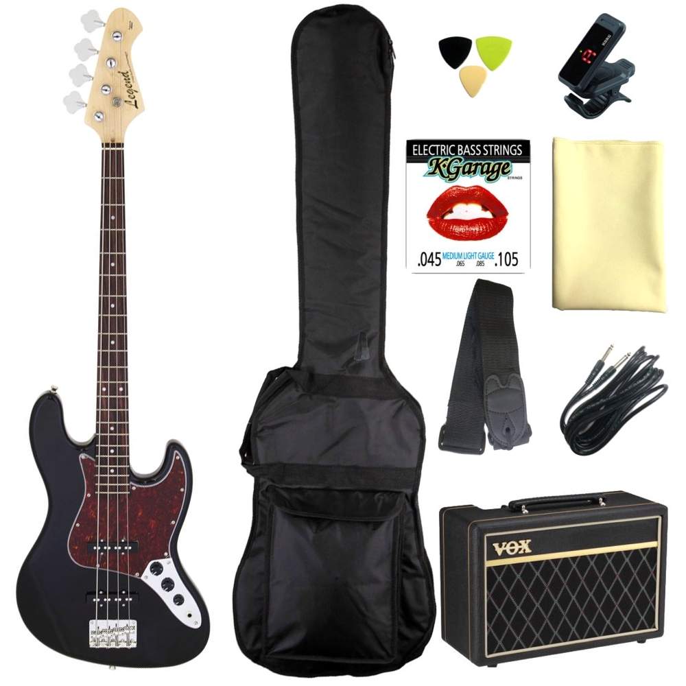 Legend LJB-Z TT BK(Black タートイズピックガード) 定番9点セット/VOXアンプ【代金引換不可】【送料無料】｜さくら山楽器