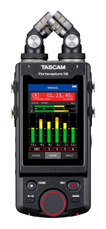 高級ブランド TASCAM Portacapture X8 8トラック ハンドヘルド レコーダー