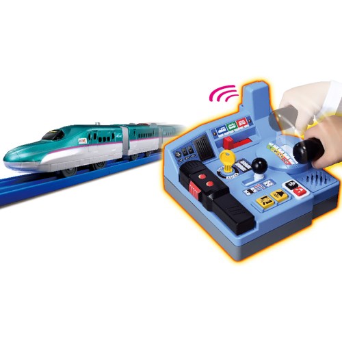 【送料無料】【対応】 プラレール 乗車確認！出発進行！まるごと鉄道体験！ E5系はやぶさコントロールセット 電車 鉄道模型 鉄道玩具 男の子 プレゼント 誕生日 プレゼント タカラトミー