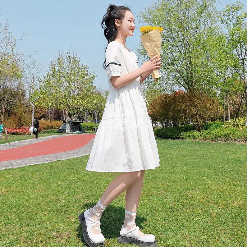 2点セット 高校生 中学生 レディース トップ スカート 春服 夏服 可愛い 上品 エレガント 日常 二次会パーティードレス 通勤 ゆったり カジュアル ギフト 格安