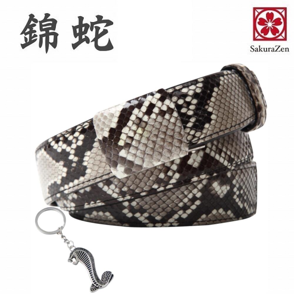 楽天市場】ベルト レザーベルト 本革ベルト 4cm幅 パイソン革 ヘビ革