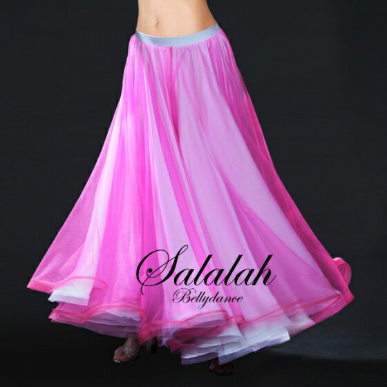 楽天市場】二枚重ねフレアフリルスカート 【全5色】S0041 ベリーダンス