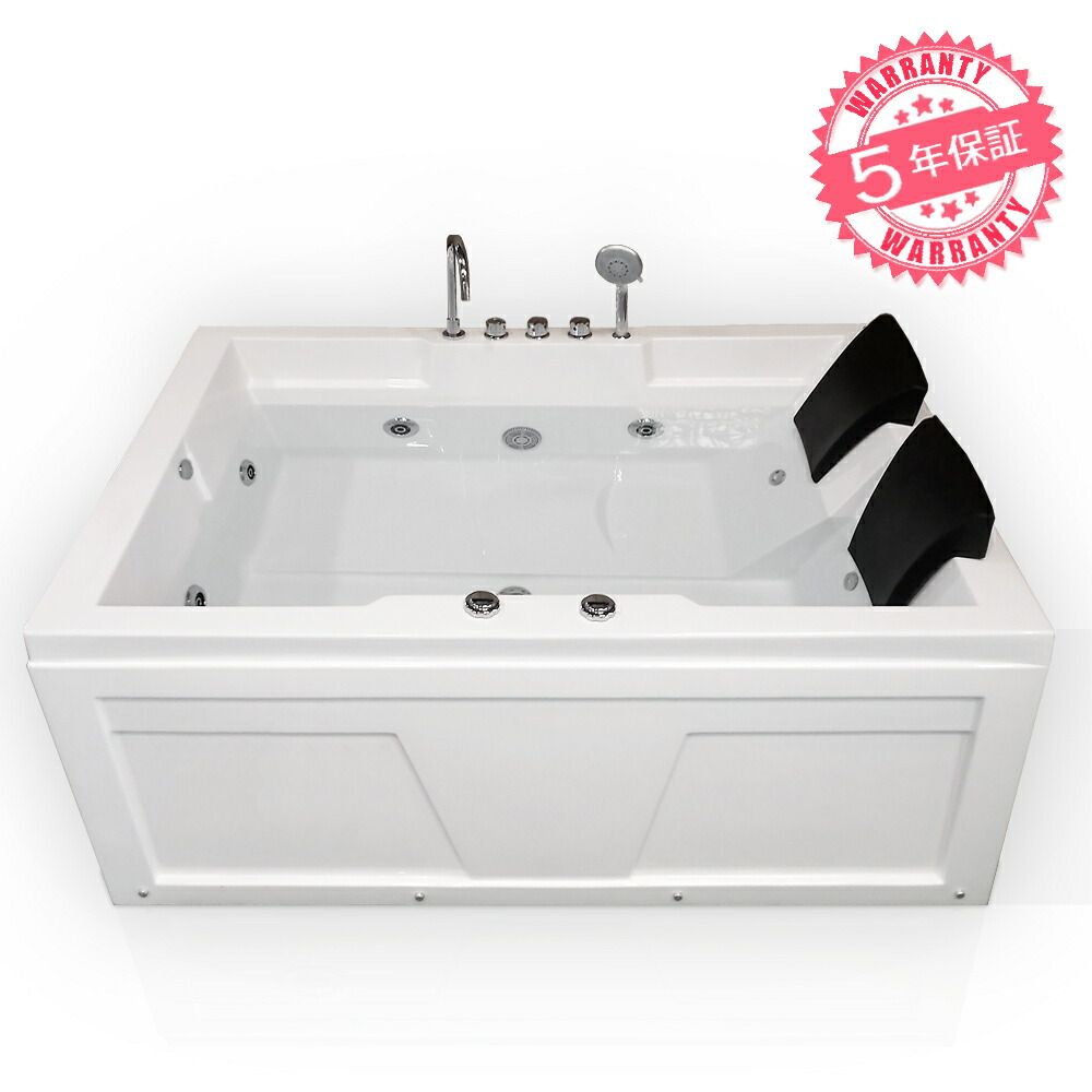 浴室用設備激安 ジャグジーw170xd1xh68 2171 S 5年保証 家庭用ジェットバス ジャグジー浴槽 ホテルやログハウスなどで設置可能な バスタブ お風呂 浴槽 四角いタイプ 蛇口 ハンドシャワーあり 置き型バスタブ 組立簡単なアクアジェットバスタブ Sale Market