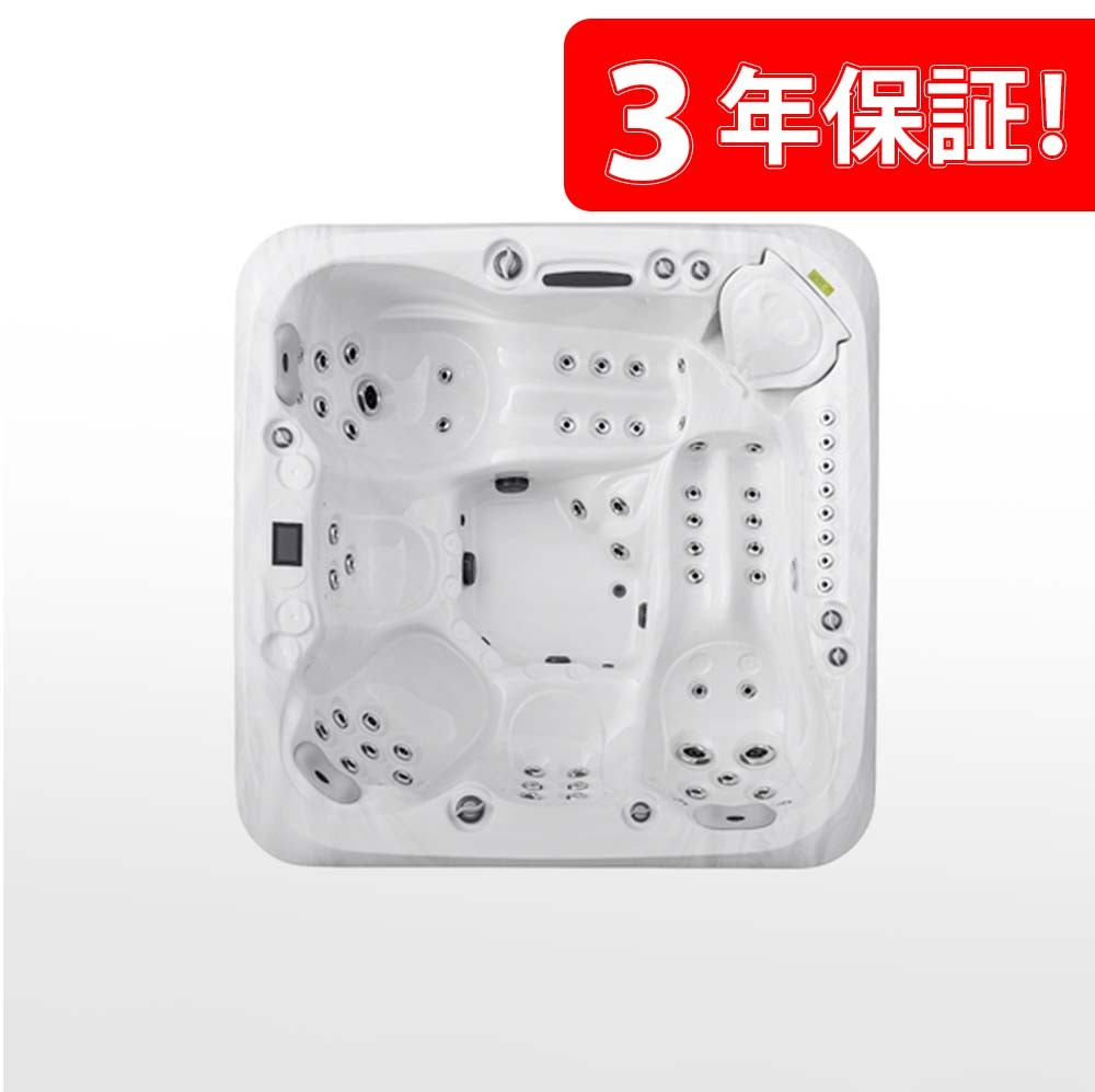 3年保証付き! 7年間まで長期保証可能!スパプール R552 220x220x88cm・5人用 ジェットバス スパ プール ジェットスパ 水流プール 大型スパ 埋め込み式 置き型 ジェットマッサージ ジャグジー|SALE market